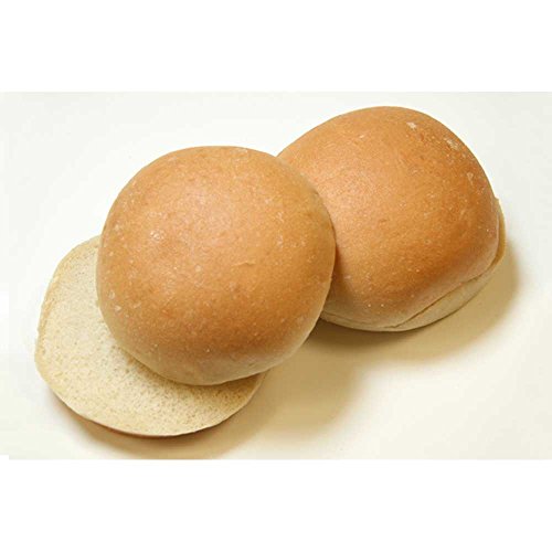 Rotellas Weißer Hamburgerbrötchen, 11,4 cm, 48 Stück pro Packung. von Rotellas