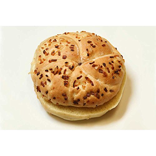 Rotellas Zwiebel Kaiser Hamburgerbrötchen, 10,2 cm, 48 Stück pro Packung. von Rotellas