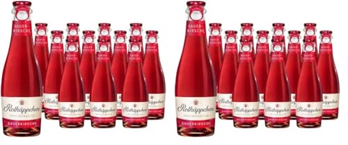 Rotkäppchen Fruchtsecco Sauerkirsche - Der fruchtig-herbe Genuss in der praktischen Kleinflasche (12 x 0,2l) (Packung mit 2) von Rotkäppchen