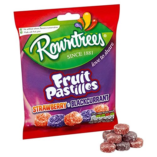 Rowntree Red & Black Fruit Pastilles Freigabe Bag 160g von Rowntree's