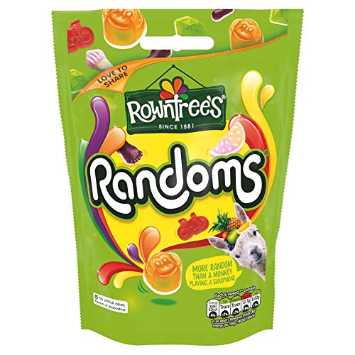 Rowntree Random Gelee-Fruchtgummi-Mischung Tüte - 120g - 8er-Packung von Rowntree