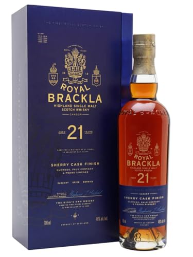 Royal Brackla 21 Years Old Sherry Cask Finish Highland Single Malt 46% Vol. 0,7l in Geschenkbox von Royal Brackla