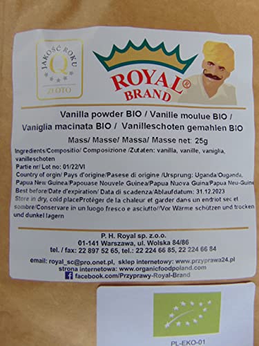 Royal Brand Tonkabohnen ganz, Premium Qualität (ca. 94-100 Stk.) 100 g/Elegante Dose von Royal Brand