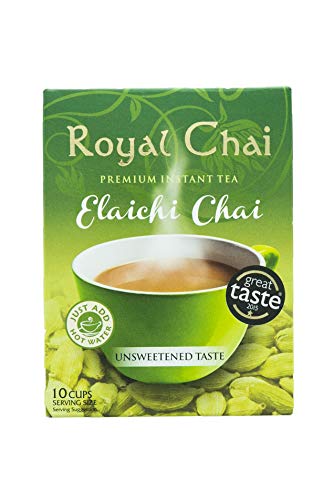 Royal Chai- Premium Loesliches Teepulver - Kardamom Geschmack ungesuesst 180g *2 Doppelpack von Royal Chai