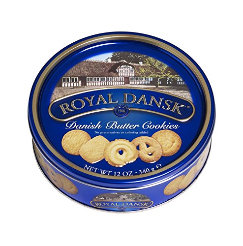 Royal Dansk Danish Butter Cookies, 12 Ounce Tins (Pack of 4) von Royal Dansk
