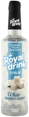 Royal Drink - Weißer Rohrzucker Bar-Sirup (700ml) | Für Cocktails & Mocktails | Glutenfrei | Made in Italy von Royal Drink