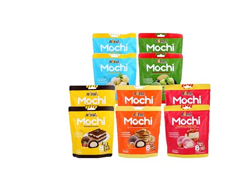 Royal Family Mochi Mix 5 Sorten (10 x 120g jede Sorte 2 Mal) von Royal Family