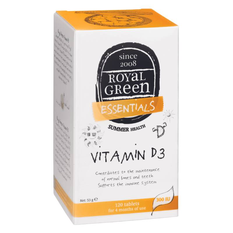 Vitamin D3, 120 Tabletten von Royal Green