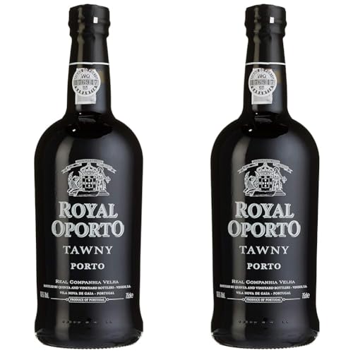 ROYAL OPORTO TAWNY PORT (1 x 0,75l) - Portwein aus dem ältesten und größten Portweinhaus der Welt Real Companhia Velha (Packung mit 2) von Royal Oporto