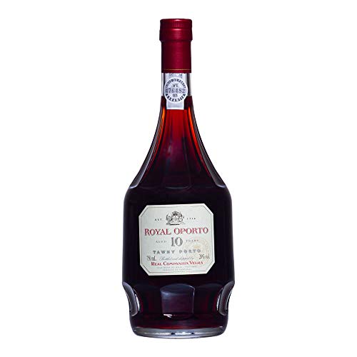 ROYAL OPORTO AGED 10 YEARS TAWNY PORT (1 x 0,75l) in der Kristallflasche mit Geschenkverpackung - Portwein aus dem ältesten und größten Portweinhaus der Welt Real Companhia Velha von Royal Oporto