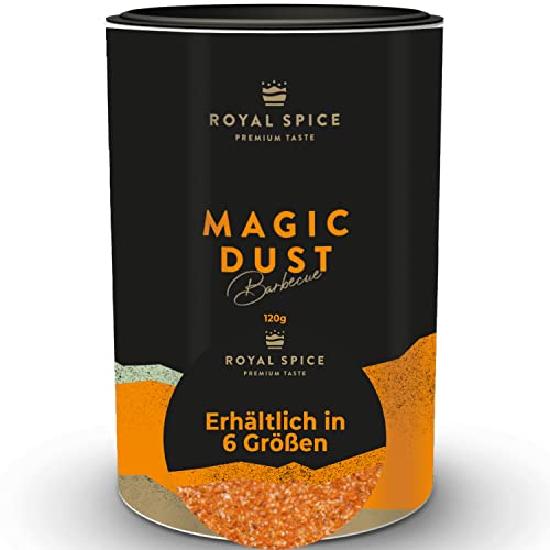 Royal Spice Magic Dust BBQ Rub Gewürzmischung 120g - Erster In Deutschland Hergestellter Magic Dust Rub Nach Dem Originalrezept Von Mike Mills - Verschiedene Größen erhältlich von ROYAL SPICE