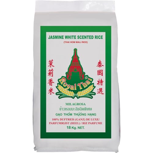 ROYAL THAI RICE - Langkorn Jasmin Duftreis - 1 X 18 KG von Kewpie