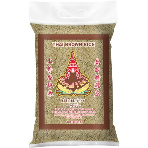 ROYAL THAI RICE - Brauner Langkorn Duftreis - 1 X 1 KG von Kewpie