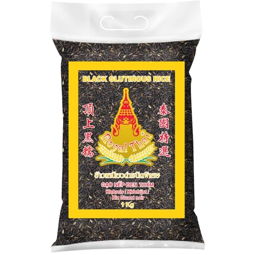 ROYAL THAI RICE - Schwarzer Klebereis - 10 X 1 KG - Multipack von Royal Thai