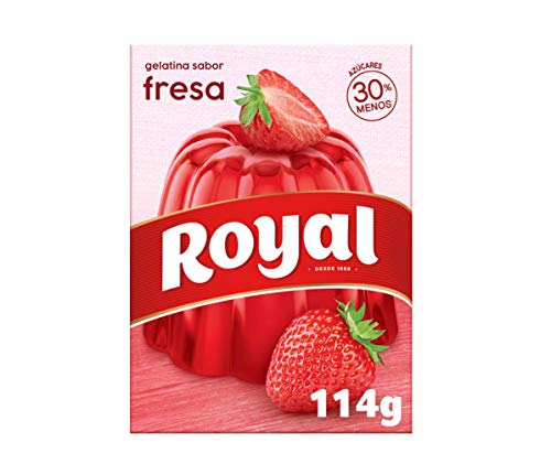 Royal, Gelatine mit Erbeergeschmack, 114 g, 2 Päckchen von Royal