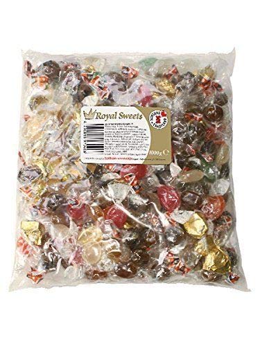 12 kg Bonbonmischung Bonbons Royal Sweets bunt Karneval Bonbon Fasching einzeln verpackt von Royaline Sweets