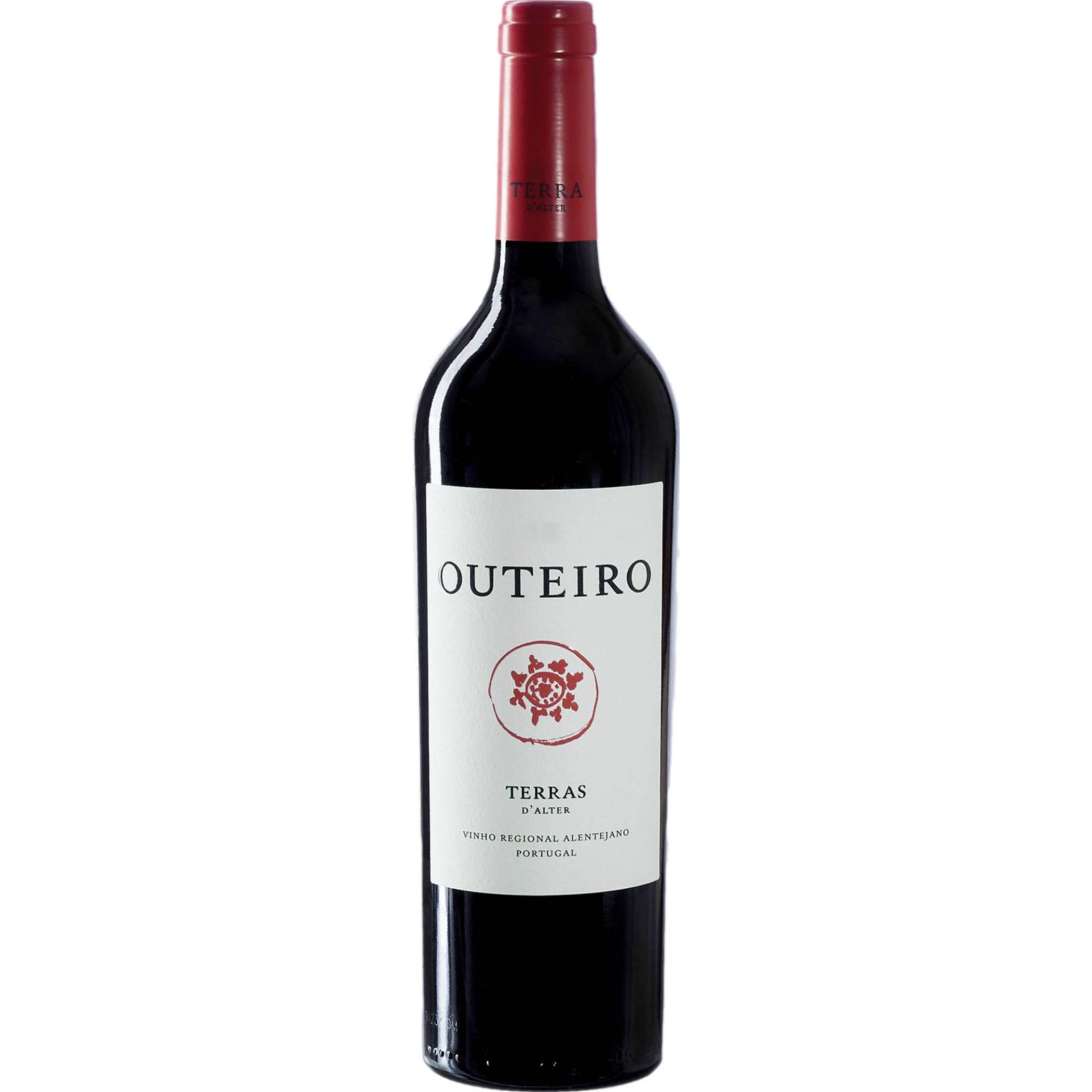 Terra D'Alter Outeiro Tinto, Vinho Regional Tejo, Alentejo, 2019, Rotwein von Rua Feliciano Castilho 7440-022 Alter do Chão Terras de Alter II, Distribuição Lda