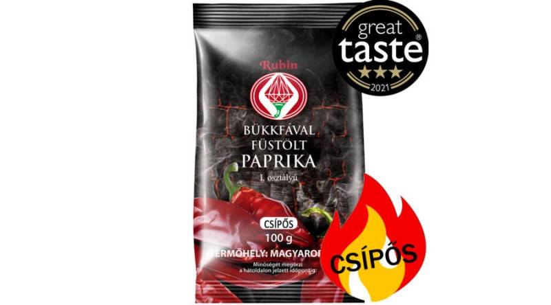 Geräuchertes Paprikapulver scharf 100g, FÜSTÖLT FŰSZERPAPRIKA ŐRLEM... von Rubin Paprika