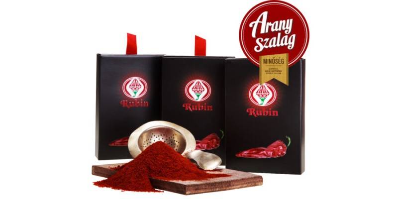 Handgepflückter, SZEGED-Paprika gemahlen, SÜSS, 100G in DEKORATIVER... von Rubin Paprika