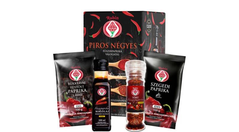 PIROS NÉGYES, Rubin Paprika SET, Ungarisches Paprikapulver, Paprika... von Rubin Paprika