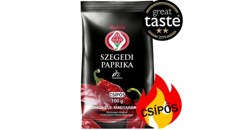 Ungarischer Paprika scharf 100g, SZEGEDI FŰSZERPAPRIKA ŐRLEMÉNY CSÍ... von Rubin Paprika