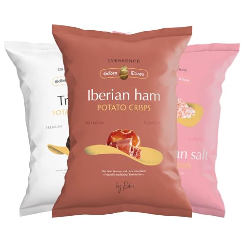 Rubio Chips, Spanische Kartoffelchips, Chipstüten, Snack (375 g (3er Pack), Feinschmecker Mix) von Rubio