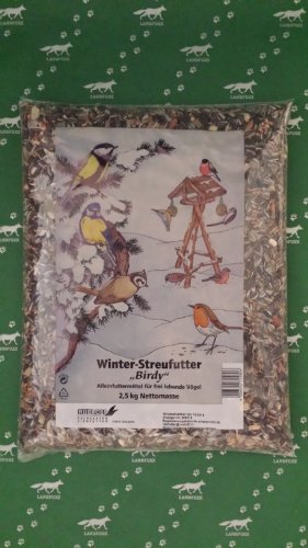 Winter Streufutter 2,5 kg Vogelfutter für alle Gartenvögel von Rudloff