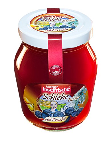 Rügener Inselfrische Schlehen Fruchtaufstrich mit extra viel Frucht und Birne, 220g von Rügener Inselfrische