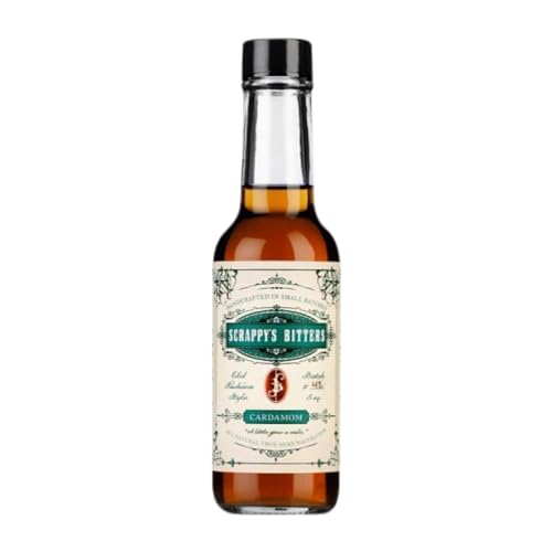 Schnaps Rueverte Scrappy's Bitters Cardamomo Kleine Flasche 15 cl von Rueverte Cellar