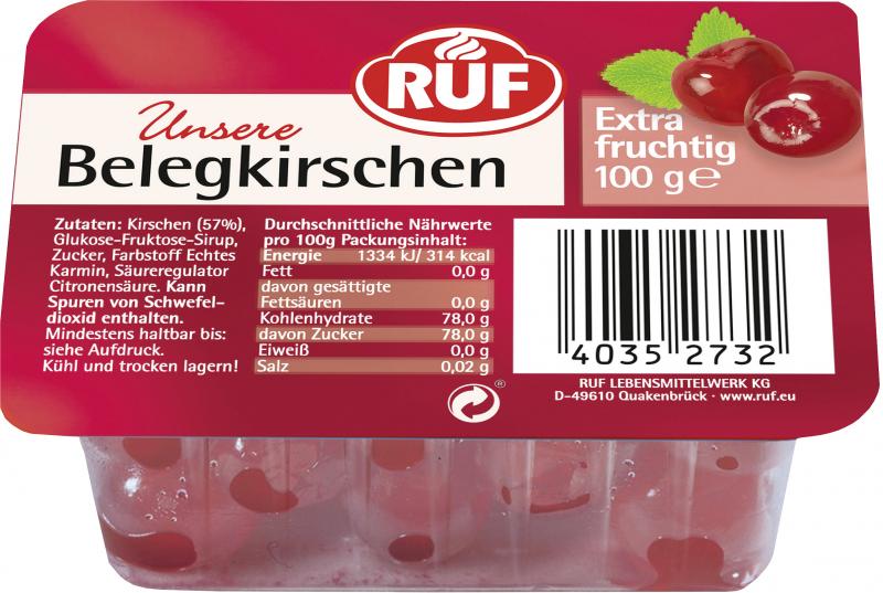 Ruf Belegkirschen Rot von Ruf