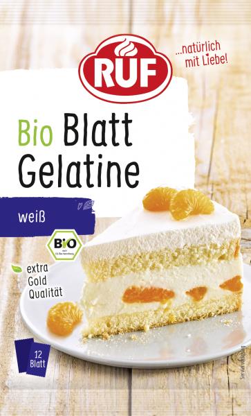 Ruf Bio Blatt Gelatine weiß von Ruf