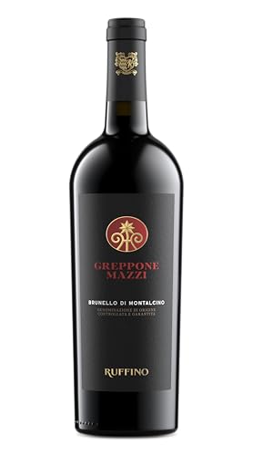 Ruffino Tenuta Greppone Mazzi Brunello di Montalcino DOCG - Trockener Rotwein aus der Toskana (1 x 0,75l) von Ruffino