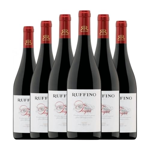 Ruffino Torgaio Toscana 75 cl Rotwein (Karton mit 6 Flaschen von 75 cl) von Ruffino