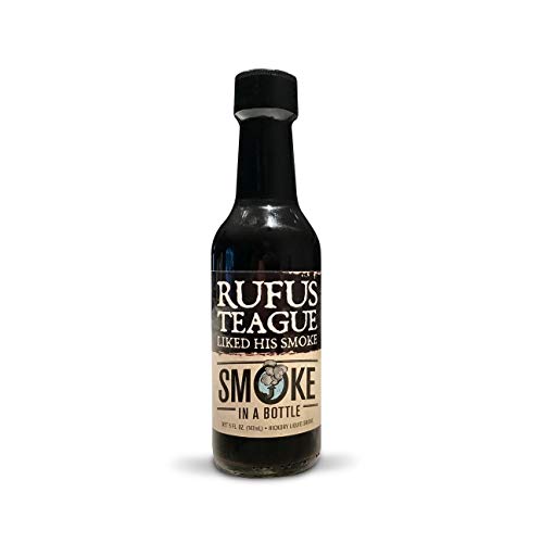 RUFUS TEAGUE Smoke in a Bottle (147 ml), Liquid Smoke – Hickory Rauch-Aroma, rauchig-süßer Geschmack aus Kansas City von Rufus Teague