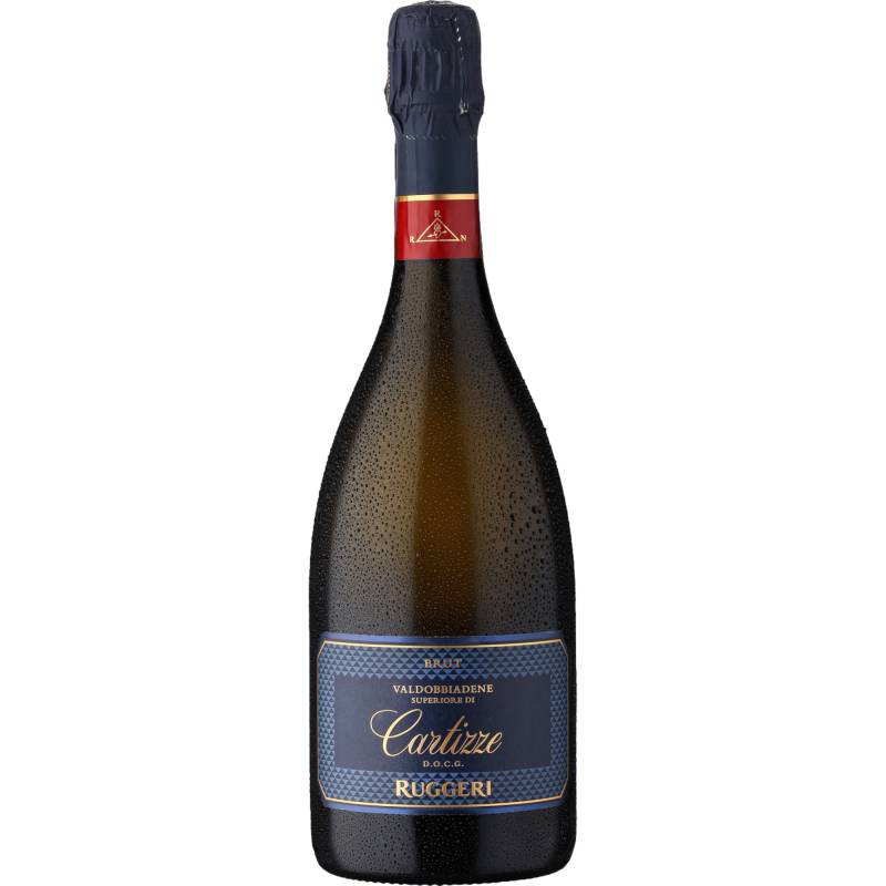 Ruggeri Cartizze Valdobbiadene Superiore di Cartiz, Brut, Prosecco Superiore Valdobbiadene DOCG, Venetien, Perlwein / Secco von Ruggeri & C. Srl, Via Pra' Fontana 4 31049 Valdobbiadene (Treviso)