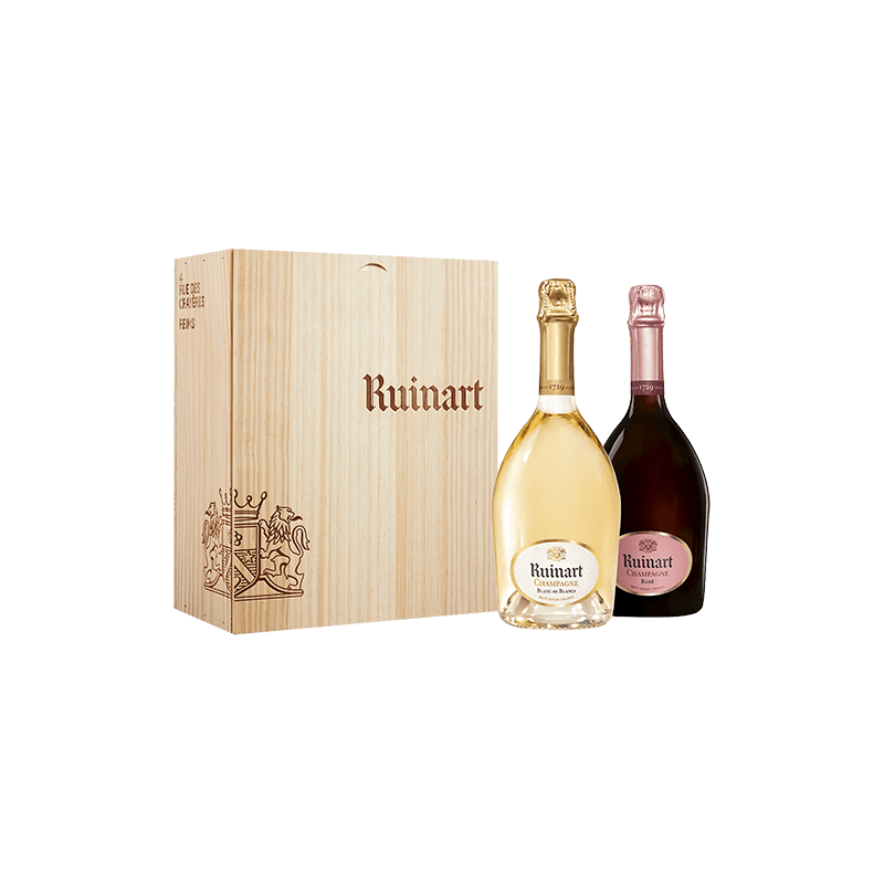 Ruinart : Duo Ruinart Blanc de Blancs Rosé von Ruinart