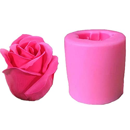 Rose Blume Auto Kuchen Silikonform Handgemachte Seife Kerze Kuchen Mold Gummies Mousse Zuckerform Für Backwerkzeuge von Ruluti