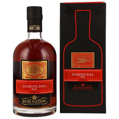 Rum Nation Dominicana 8 Jahre 40,9% Vol. 0,7 Liter von Rum Nation