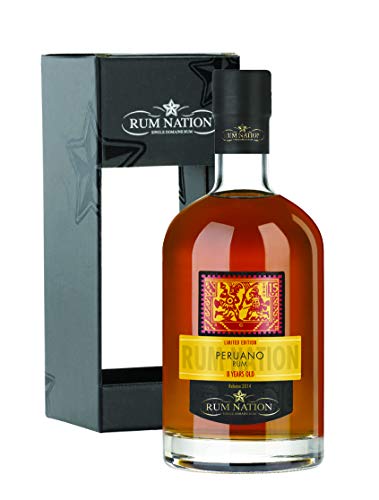 Rum Nation Peruano 8 Anos mit Geschenkverpackung Rum 0,7 Liter von Rum Nation