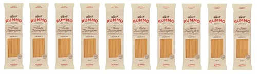 10x Rummo Linguine N°13 Pasta Lenta Lavorazione Teigwaren aus Hartweizengrieß Bronze-Zeichnung 500g von Rummo