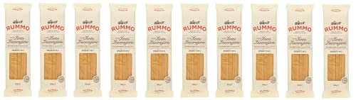 10x Rummo Spaghetti N°3 Pasta Lenta Lavorazione Teigwaren aus Hartweizengrieß Bronze-Zeichnung 500g von Rummo