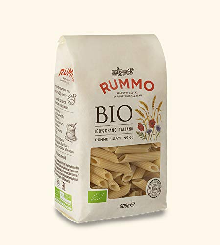 Rummo - Biologisch Penne Rigate n.66 Bronze Gezeichnete - 16 Packungen mit 500 g von Rummo