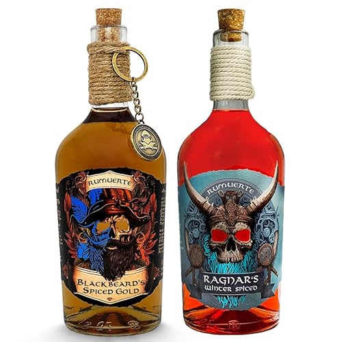 Vorteilspack - 1 x Blackbeards Spiced Gold 700ml + 1 x Ragnars Winter Spiced 700ml - Bundle von Rumuerte