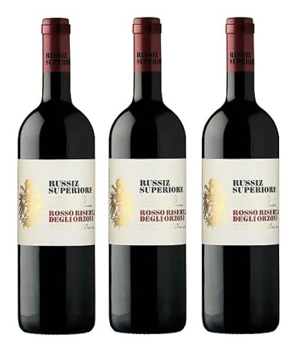 3x 0,75l - 2015er - Russiz Superiore - Riserva degli Orzoni - Rosso - Collio D.O.P. - Friaul - Italien - Rotwein trocken von Russiz Superiore