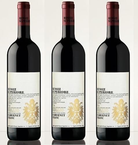 3x 0,75l - 2022er - Russiz Superiore - Cabernet Franc - Collio D.O.P. - Friaul - Italien - Rotwein trocken von Russiz Superiore