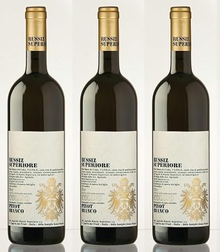 3x 0,75l - 2023er - Russiz Superiore - Pinot Bianco - Collio D.O.P. - Friaul - Italien - Weißwein trocken von Russiz Superiore