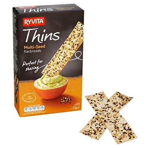 Ryvita Multi Seed Thins 125g, 2 Pack von Ryvita