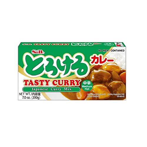 Japanisches Curry Med Hot S & B 200g von S&B