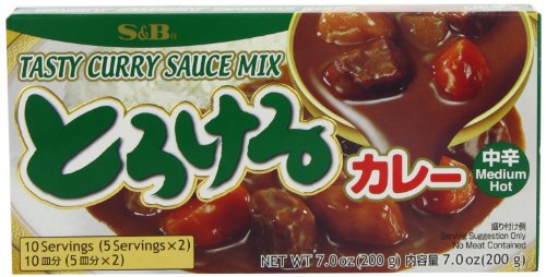 S and B Torokeru Curry Medium Hot 200g von S&B