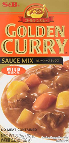 S&B Würzpaste golden Curry mild, 12er Pack (12 x 92 g) von S&B